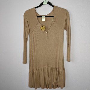 Small Dusty Rose Thermal Mini Dress